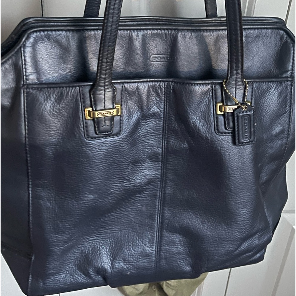 Blue coach bag
